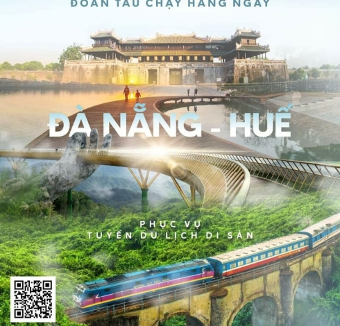 Chuyến tàu du lịch Huế - Đà Nẵng “Kết nối di sản Miền Trung”