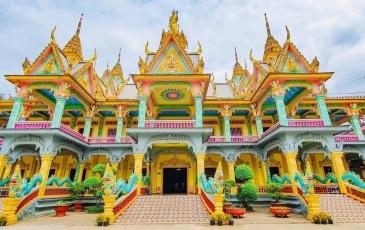 Chùa Som Rong - Khám Phá Nét Kiến Trúc Khmer Đầy Độc Đáo