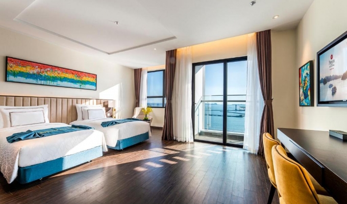 Phòng Superior 2 Giường Đơn Nhìn Ra Biển