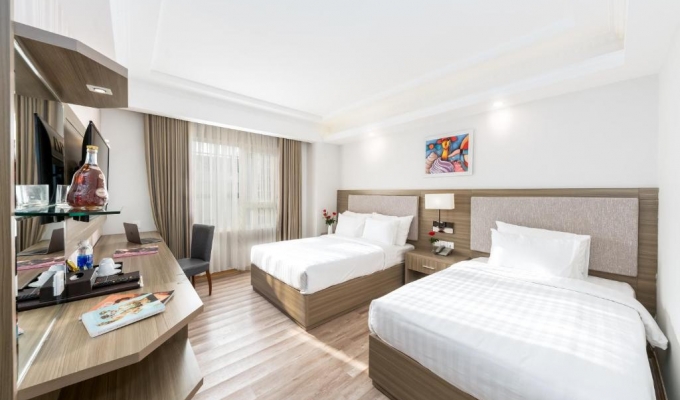 Phòng Deluxe 3 Người Nhìn ra Thành phố