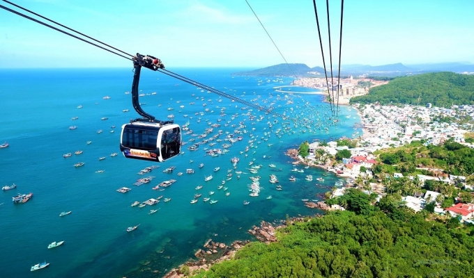 PHU QUOC - CABLE CAR + AQUATOPIA WATER PARK & 3 ISLAND TRIP BY BOAT