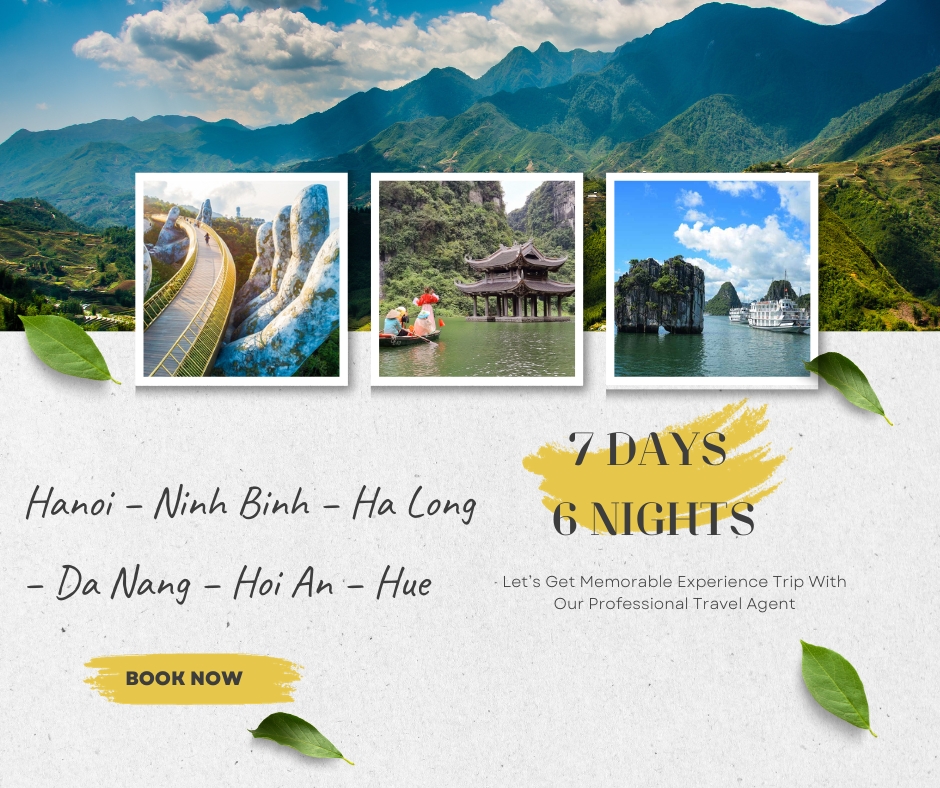 Hanoi – Ninh Binh – Ha Long – Da Nang – Hoi An – Hue - Phuminhquangtravel