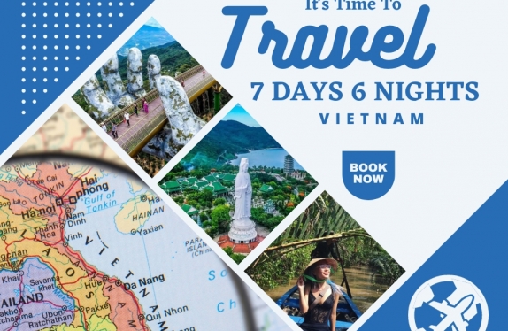 Da Nang – Bana Hill – Golden Bridge - Hoi An – Hue – Ho Chi Minh – Ben Tre - Phuminhquangtravel