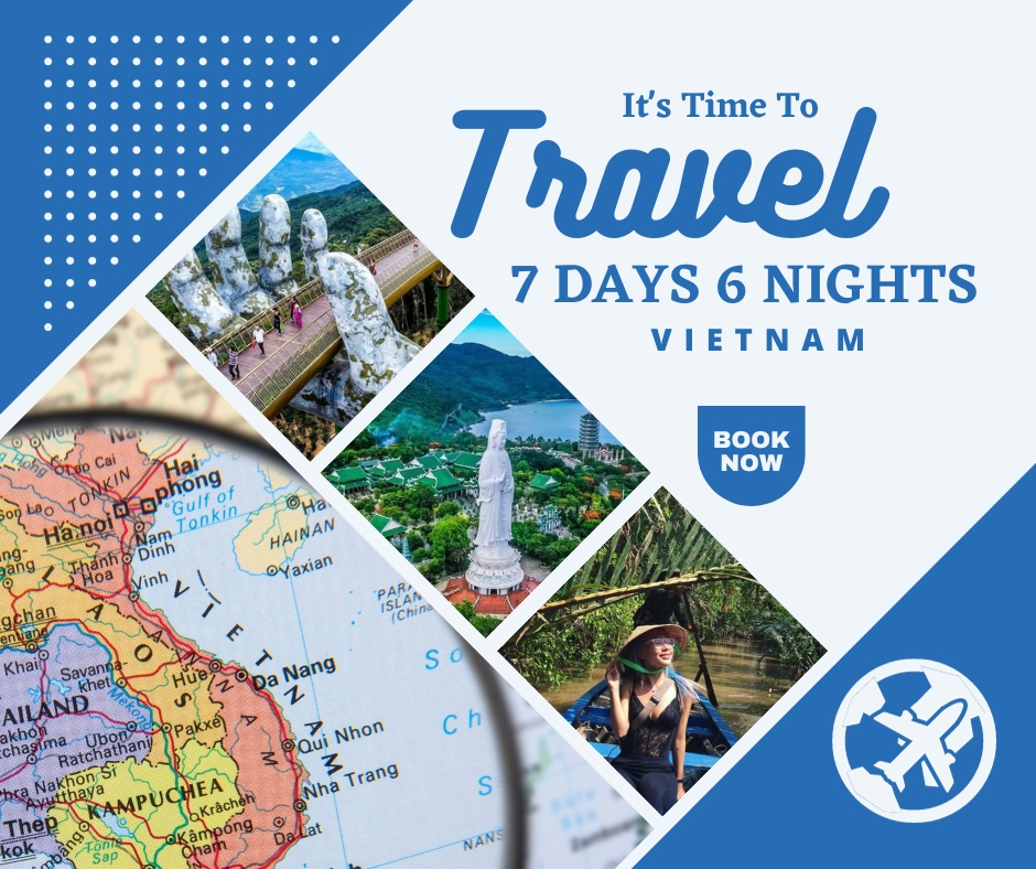 Da Nang – Bana Hill – Golden Bridge - Hoi An – Hue – Ho Chi Minh – Ben Tre - Phuminhquangtravel